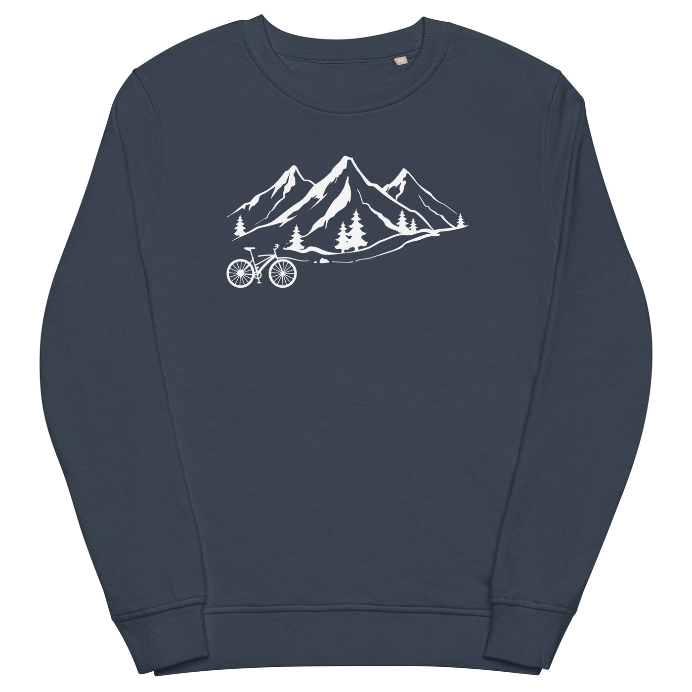 Berge 1 und Fahrrad - Unisex Premium Organic Sweatshirt fahrrad xxx yyy zzz French Navy