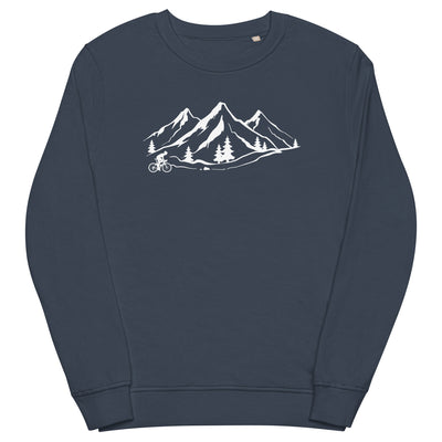 Berge 1 und Radfahren - Unisex Premium Organic Sweatshirt fahrrad xxx yyy zzz French Navy