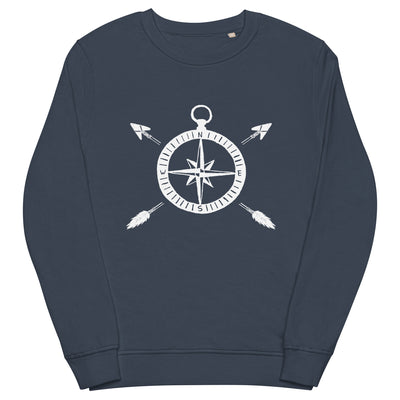 Reisesucht - Unisex Premium Organic Sweatshirt camping wandern xxx yyy zzz French Navy