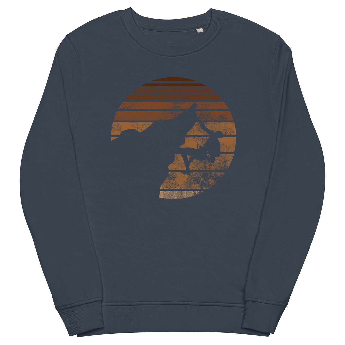 Retro - Klettern - Unisex Premium Organic Sweatshirt klettern xxx yyy zzz French Navy