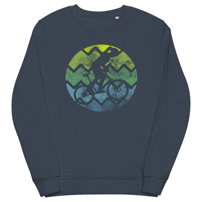 Retro - Radfahren - Unisex Premium Organic Sweatshirt fahrrad xxx yyy zzz French Navy