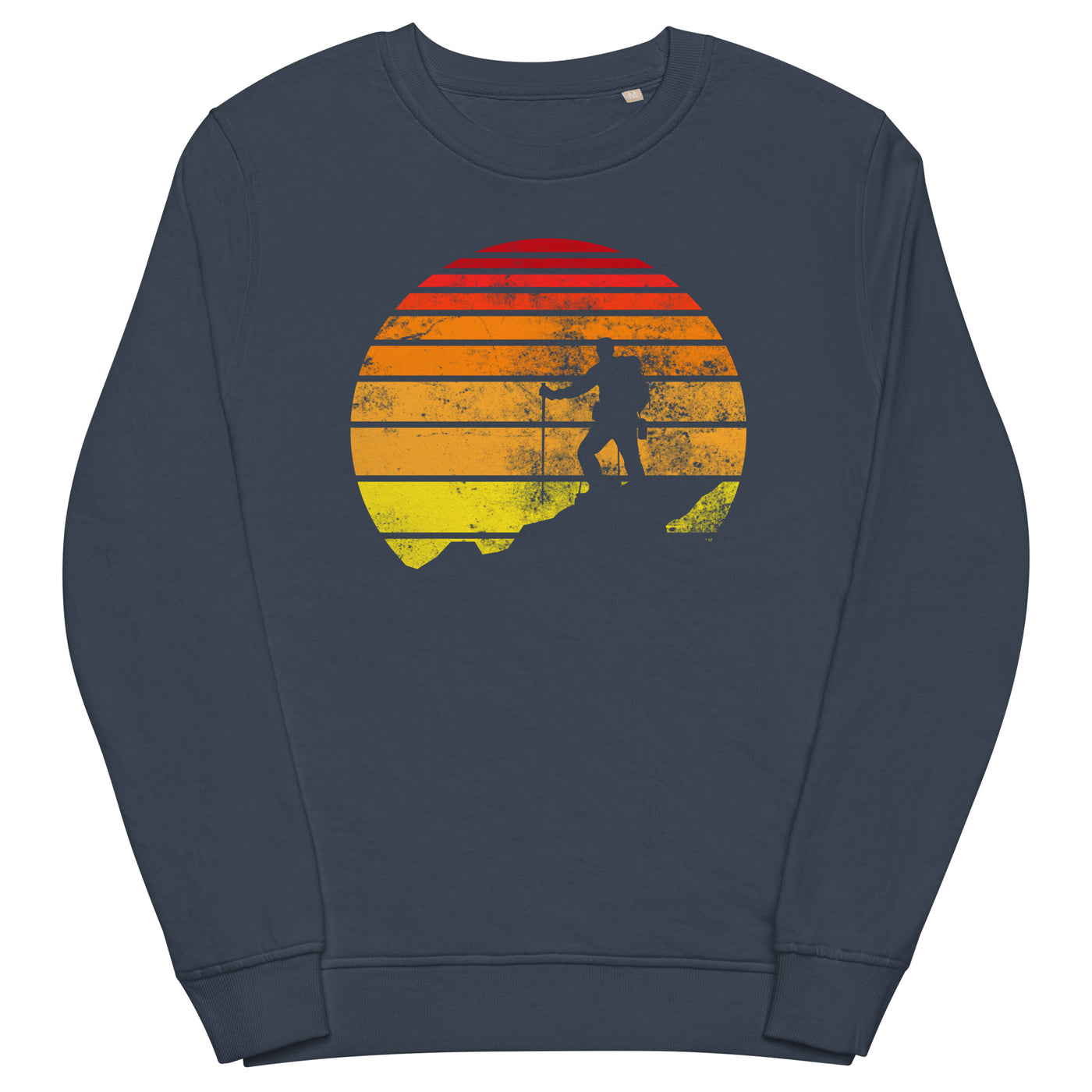 Retro - Wandern - Unisex Premium Organic Sweatshirt wandern xxx yyy zzz French Navy