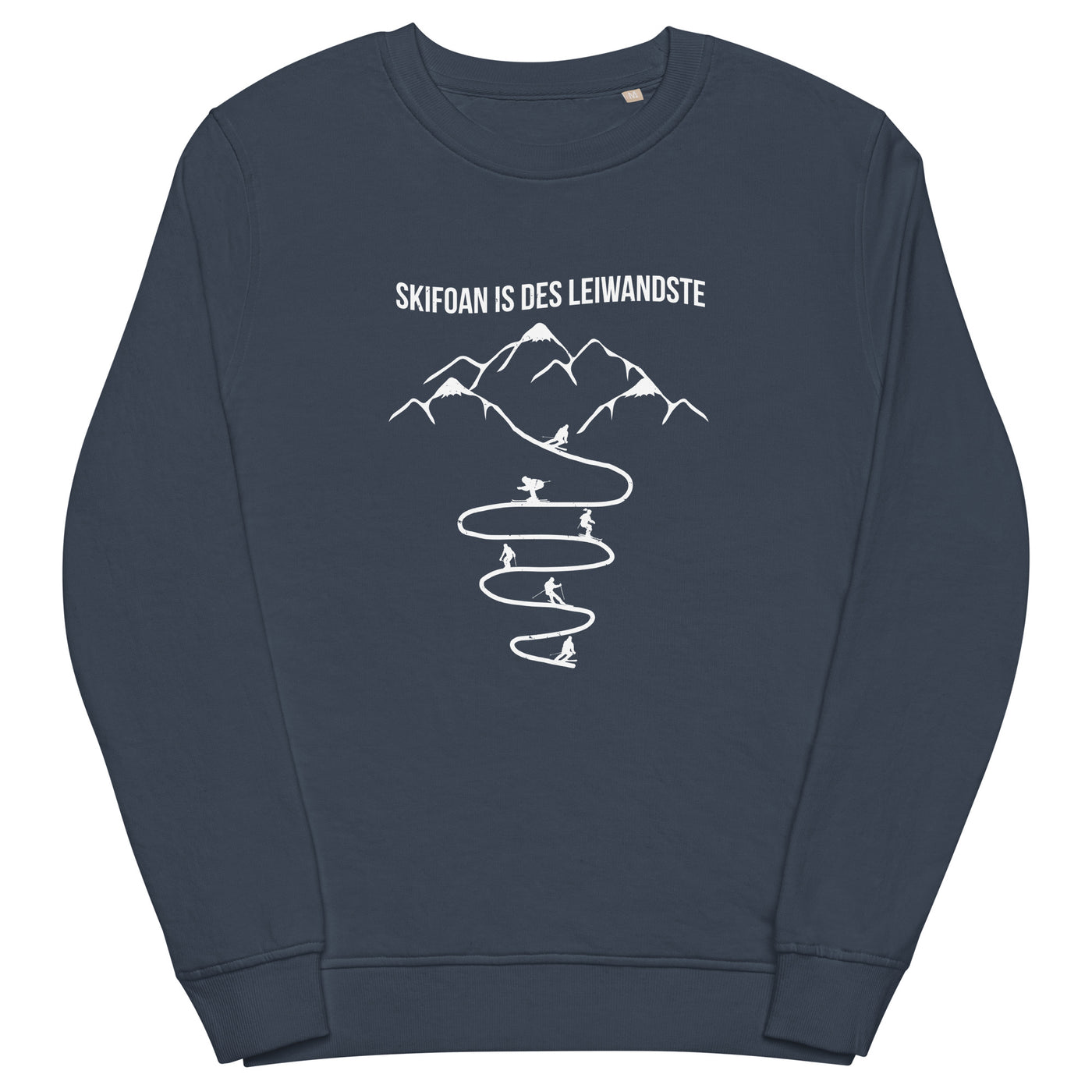 Skifoan is des leiwandste - Unisex Premium Organic Sweatshirt klettern ski xxx yyy zzz French Navy