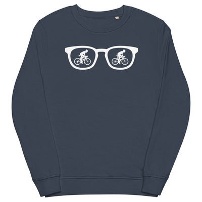 Sonnenbrille und Radfahren 1 - Unisex Premium Organic Sweatshirt fahrrad xxx yyy zzz French Navy