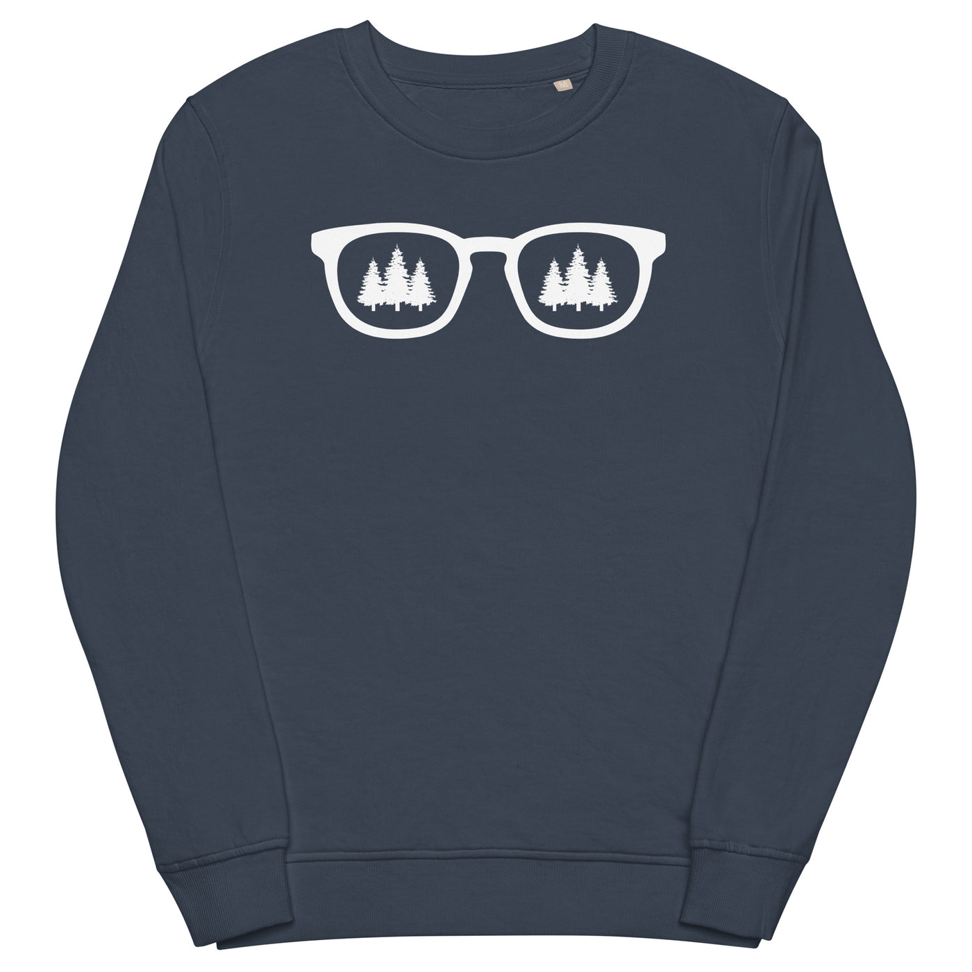 Sonnenbrille und Bäume - Unisex Premium Organic Sweatshirt camping xxx yyy zzz French Navy