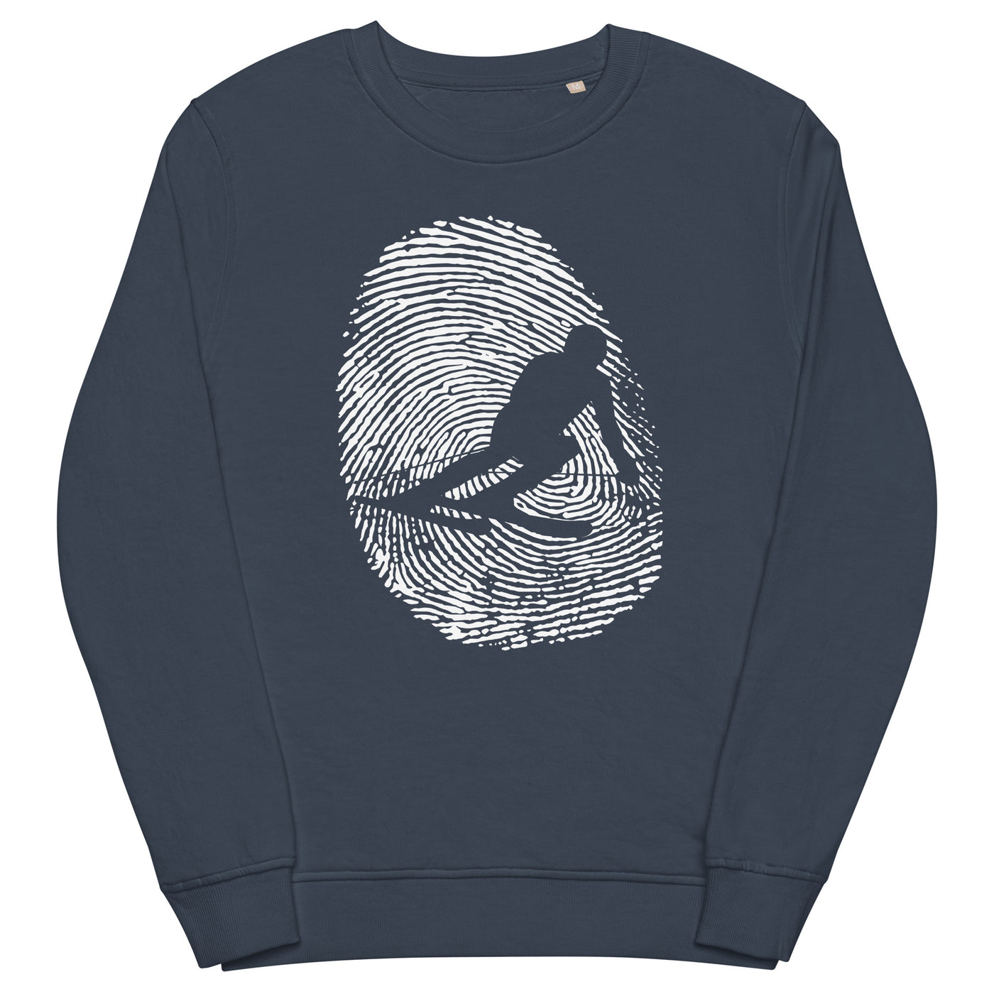 Thumb Print - Skifahren - Unisex Premium Organic Sweatshirt klettern ski xxx yyy zzz French Navy