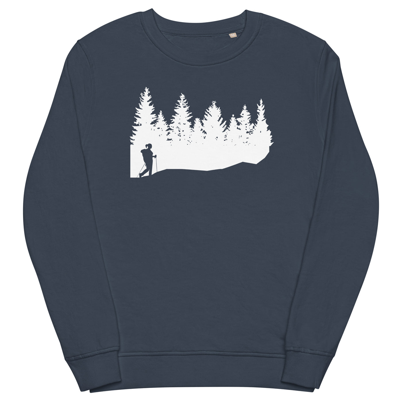 Bäume - Wandern - Unisex Premium Organic Sweatshirt wandern xxx yyy zzz French Navy