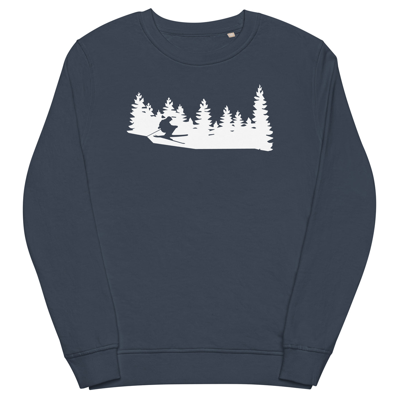 Bäume - Skifahren - Unisex Premium Organic Sweatshirt klettern ski xxx yyy zzz French Navy