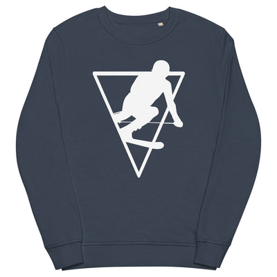 Dreieck - Skifahren - Unisex Premium Organic Sweatshirt klettern ski xxx yyy zzz French Navy