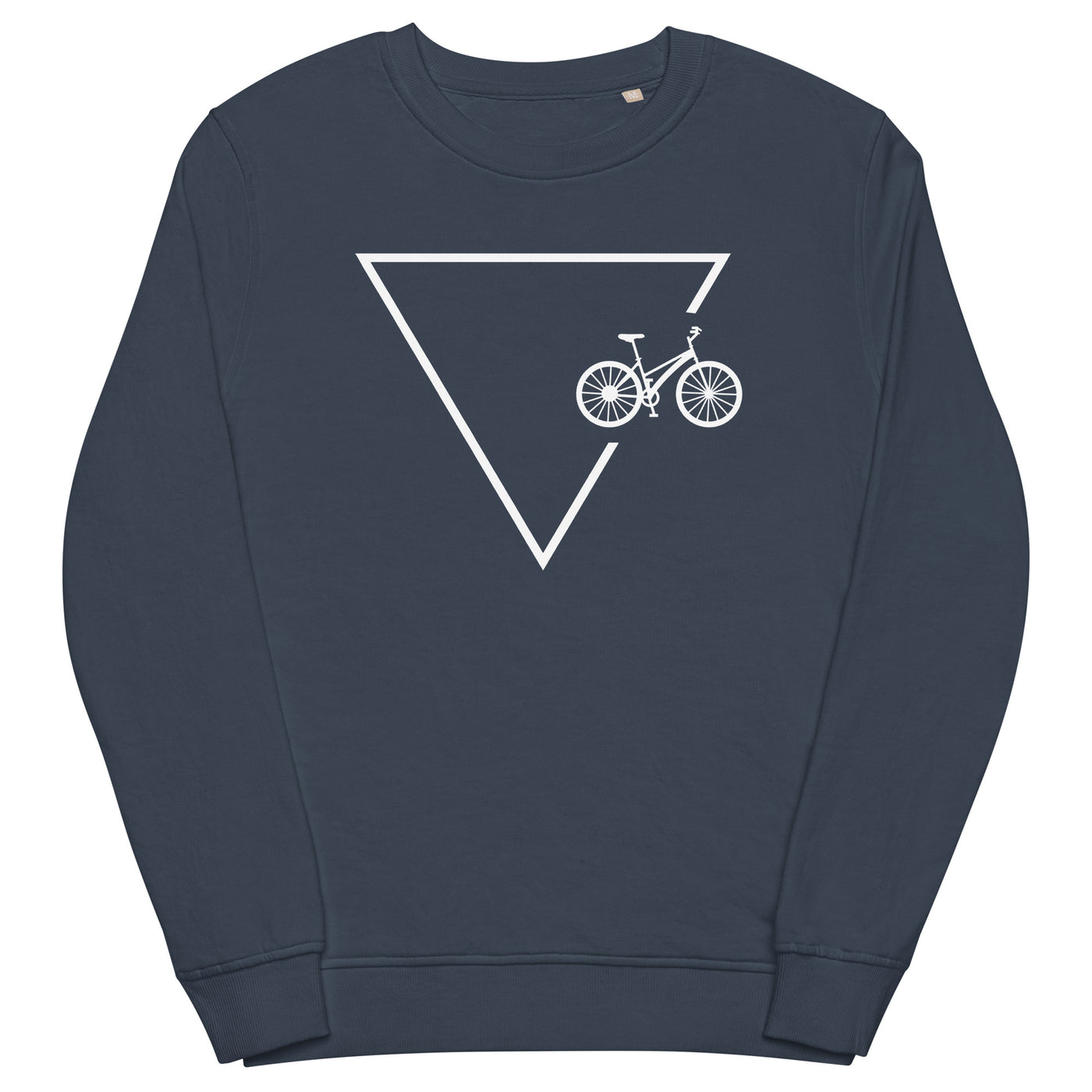 Dreieck 1 und Fahrrad - Unisex Premium Organic Sweatshirt fahrrad xxx yyy zzz French Navy