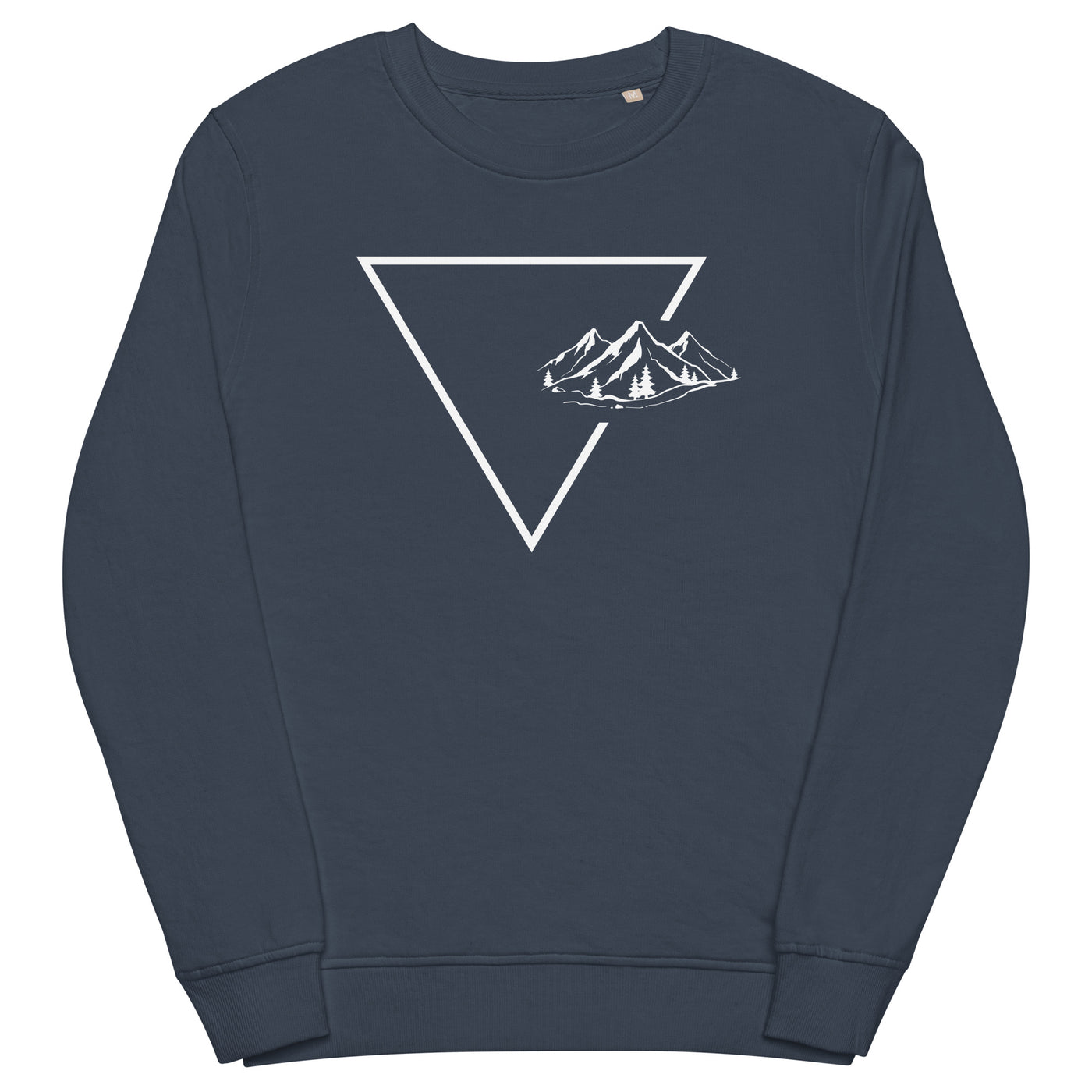 Dreieck 1 und Berge - Unisex Premium Organic Sweatshirt berge xxx yyy zzz French Navy