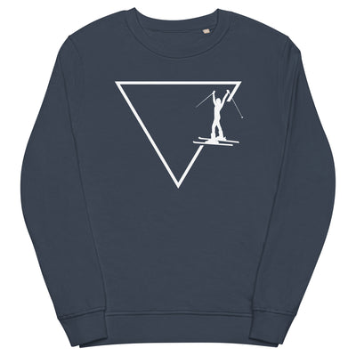 Dreieck 1 und Skifahren - Unisex Premium Organic Sweatshirt klettern ski xxx yyy zzz French Navy