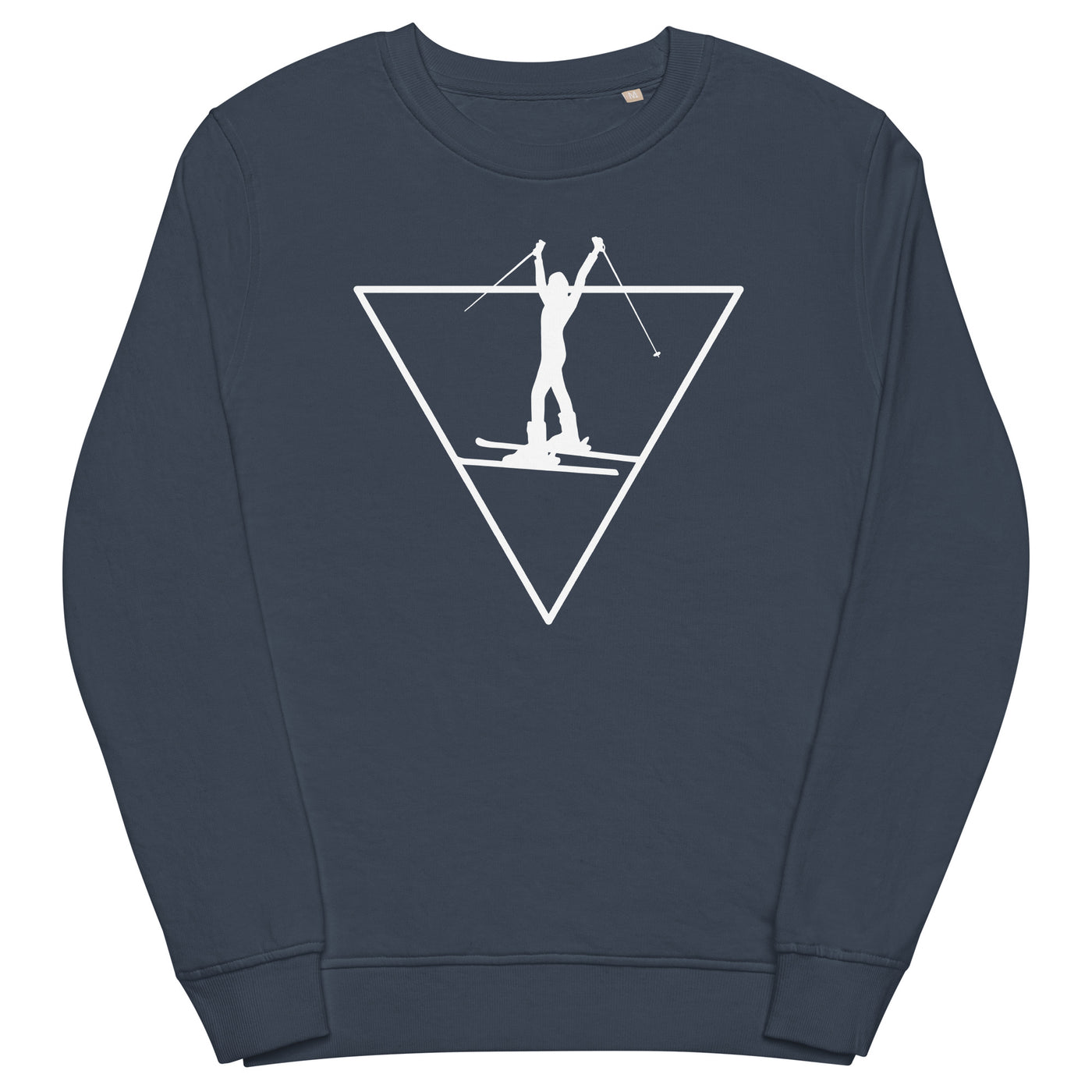 Dreieck und Skifahren - Unisex Premium Organic Sweatshirt klettern ski xxx yyy zzz French Navy