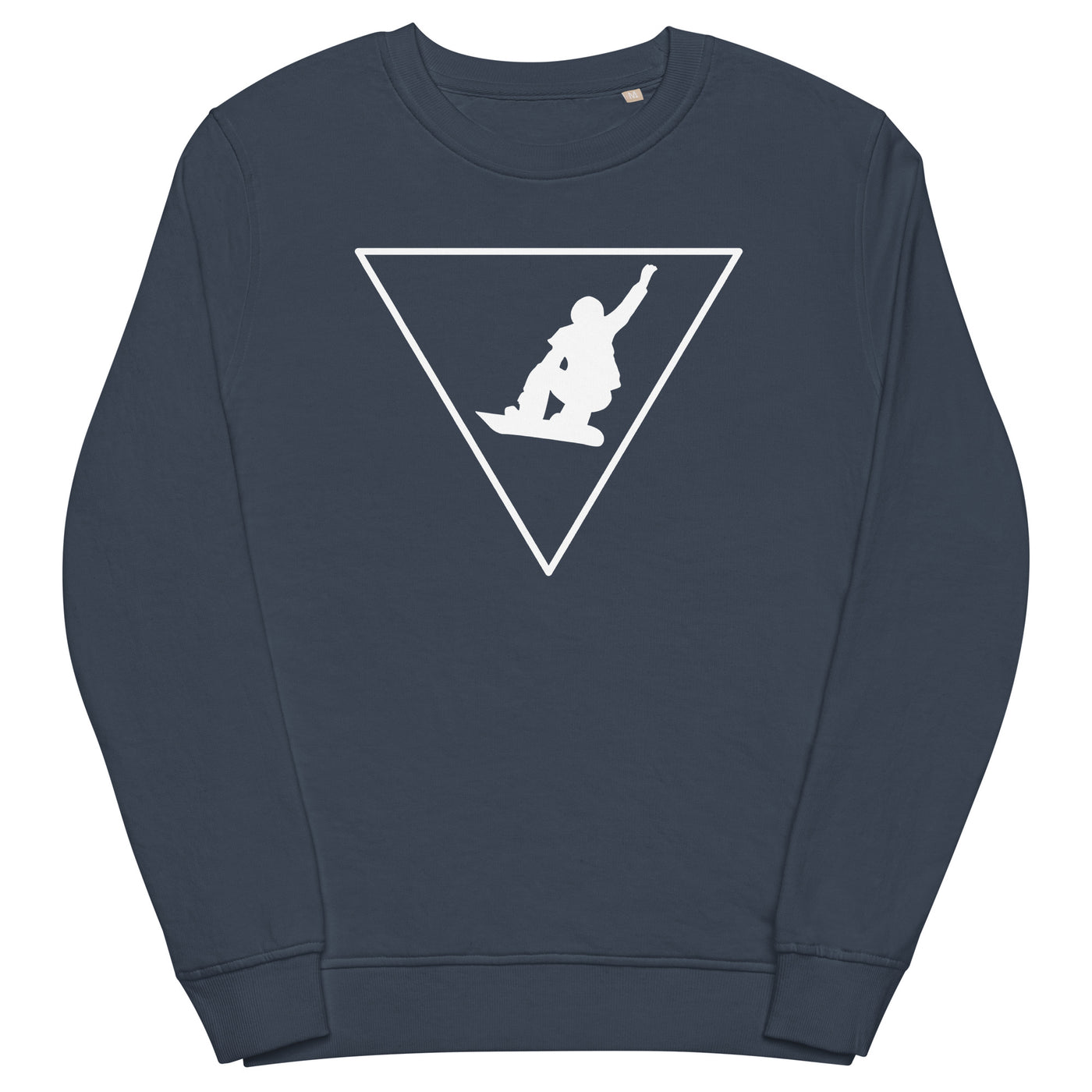 Dreieck_und_Snowboarding_-_(SN)_ - Unisex Organic Sweatshirt | SOL'S 03574 xxx yyy zzz French Navy