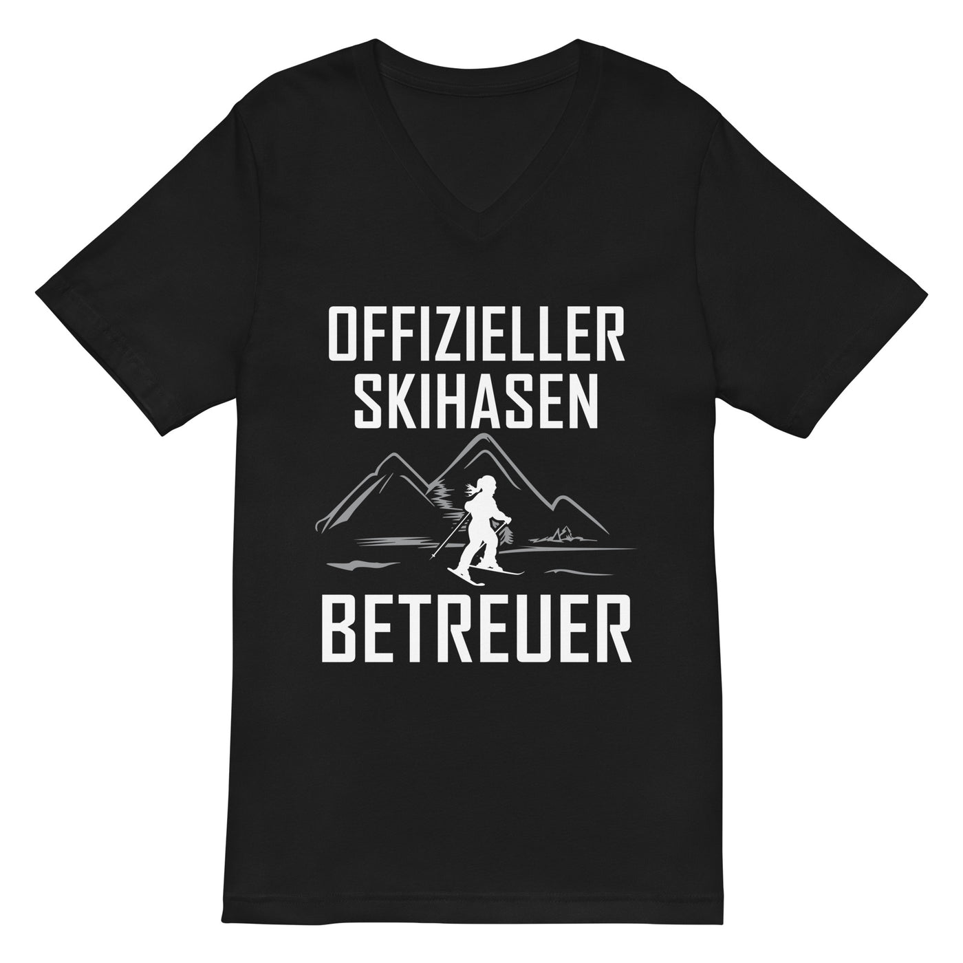 Skihasen Betreuer - Herren V-Neck Shirt ski 2XL