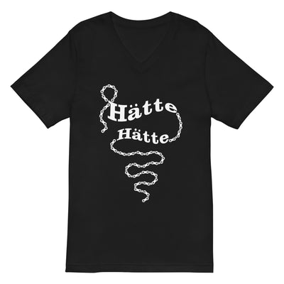 Hätte Hätte Fahrradkette - Herren V-Neck Shirt fahrrad mountainbike 2XL