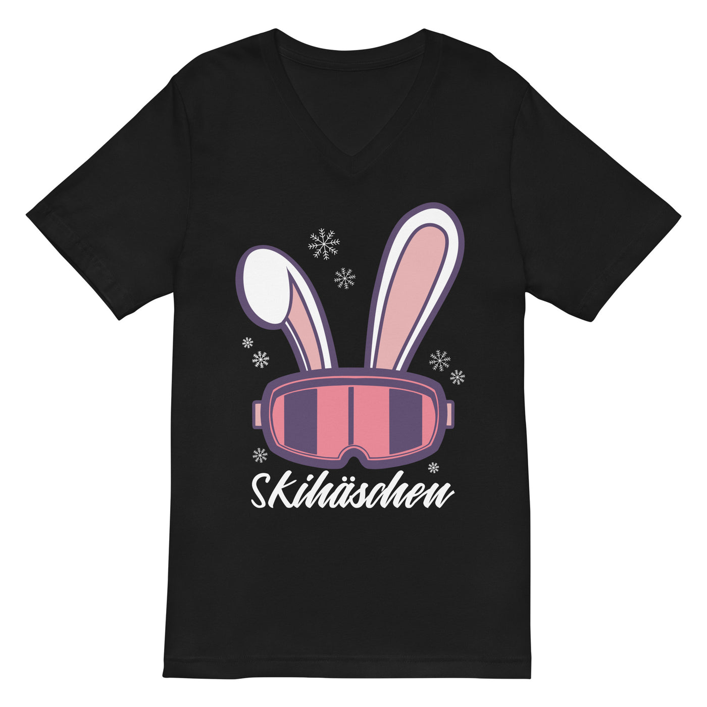 Skihäschen - (S.K) - Herren V-Neck Shirt klettern 2XL