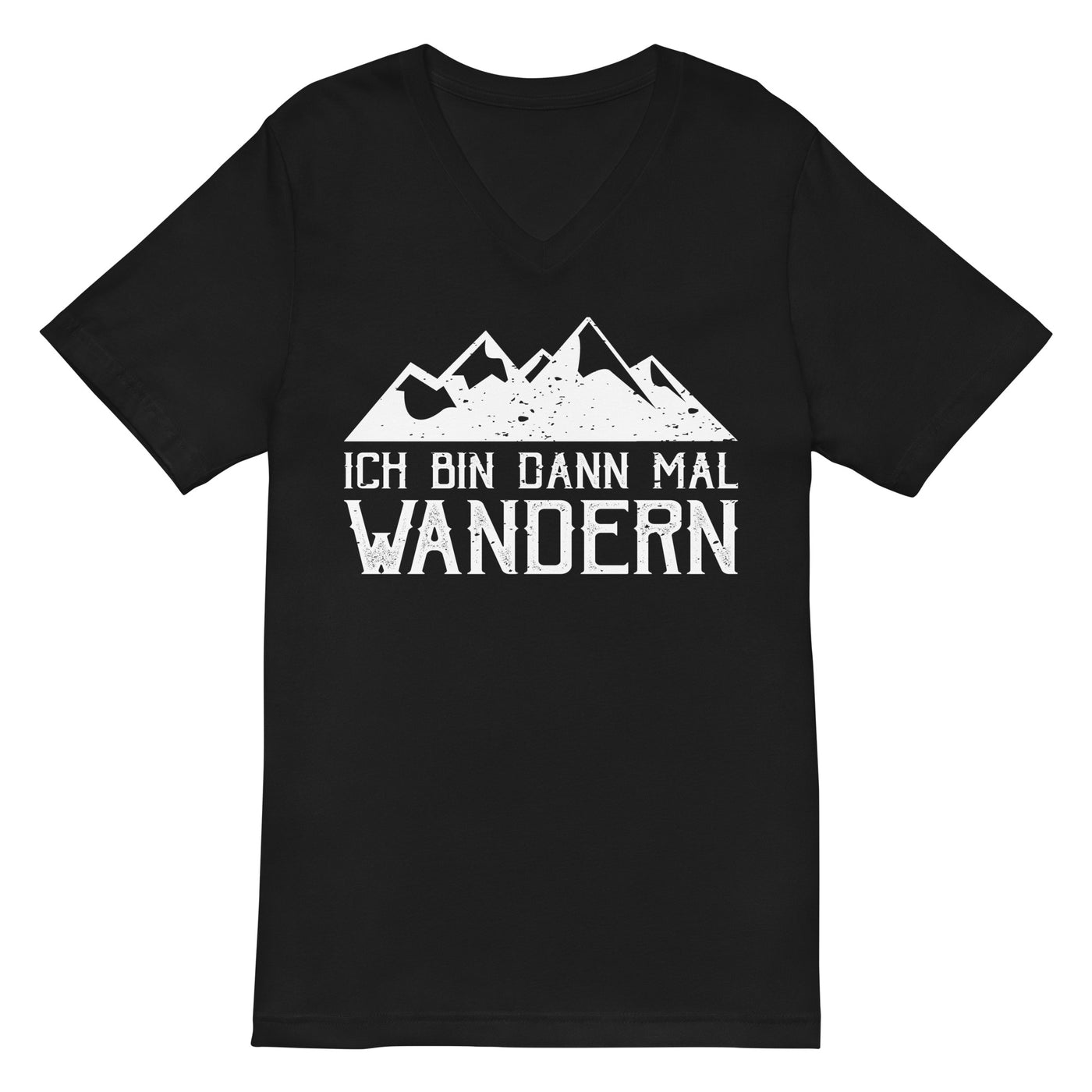 Ich bin dann mal wandern - Herren V-Neck Shirt wandern 2XL