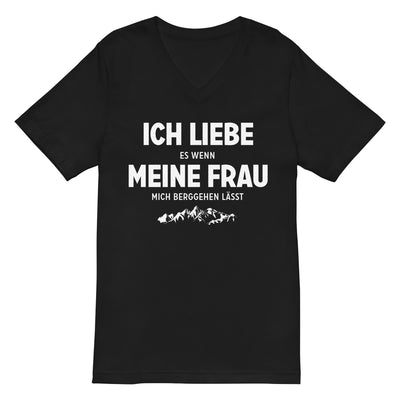 Ich Liebe Es Wenn Meine Frau Mich Berggehen Lasst - Herren V-Neck Shirt berge xxx yyy zzz 2XL