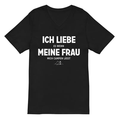 Ich Liebe Es Wenn Meine Frau Mich Campen Lasst - Herren V-Neck Shirt camping xxx yyy zzz 2XL