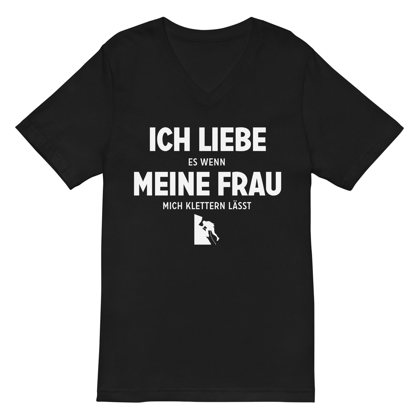 Ich Liebe Es Wenn Meine Frau Mich Klettern Lasst - Herren V-Neck Shirt klettern xxx yyy zzz 2XL