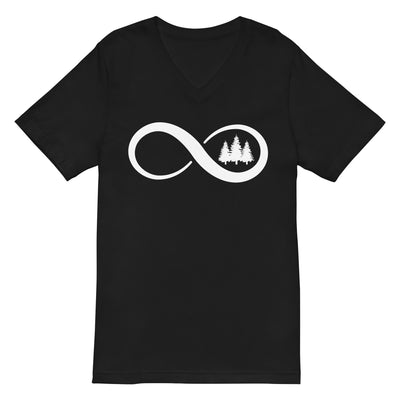 Infinity and Tree - Herren V-Neck Shirt camping xxx yyy zzz Default Title