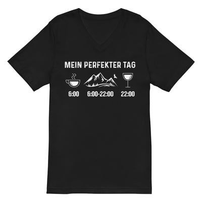 Mein Perfekter Tag - Herren V-Neck Shirt berge xxx yyy zzz 2XL