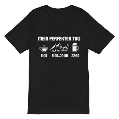 Mein Perfekter Tag - Herren V-Neck Shirt berge xxx yyy zzz 2XL