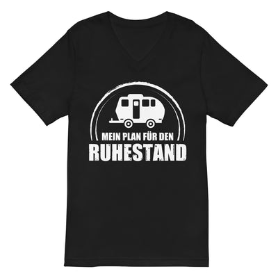 Mein Plan Fur Den Ruhestand 2 - Herren V-Neck Shirt camping xxx yyy zzz 2XL