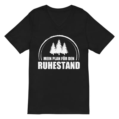 Mein Plan Fur Den Ruhestand 3 - Herren V-Neck Shirt camping xxx yyy zzz 2XL