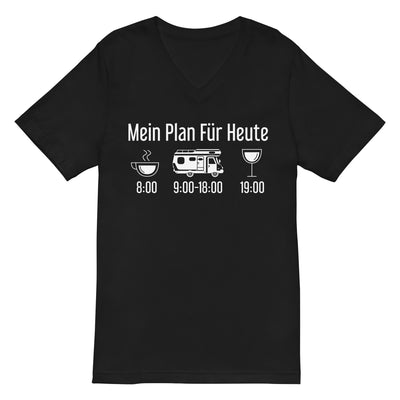 Mein Plan Für Heute - Herren V-Neck Shirt camping xxx yyy zzz 2XL