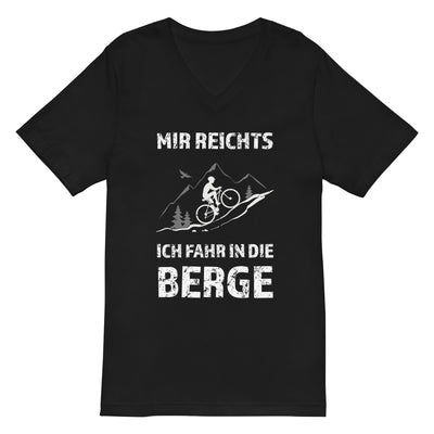 Mir reichts ich fahr in die Berge - Herren V-Neck Shirt fahrrad xxx yyy zzz 2XL