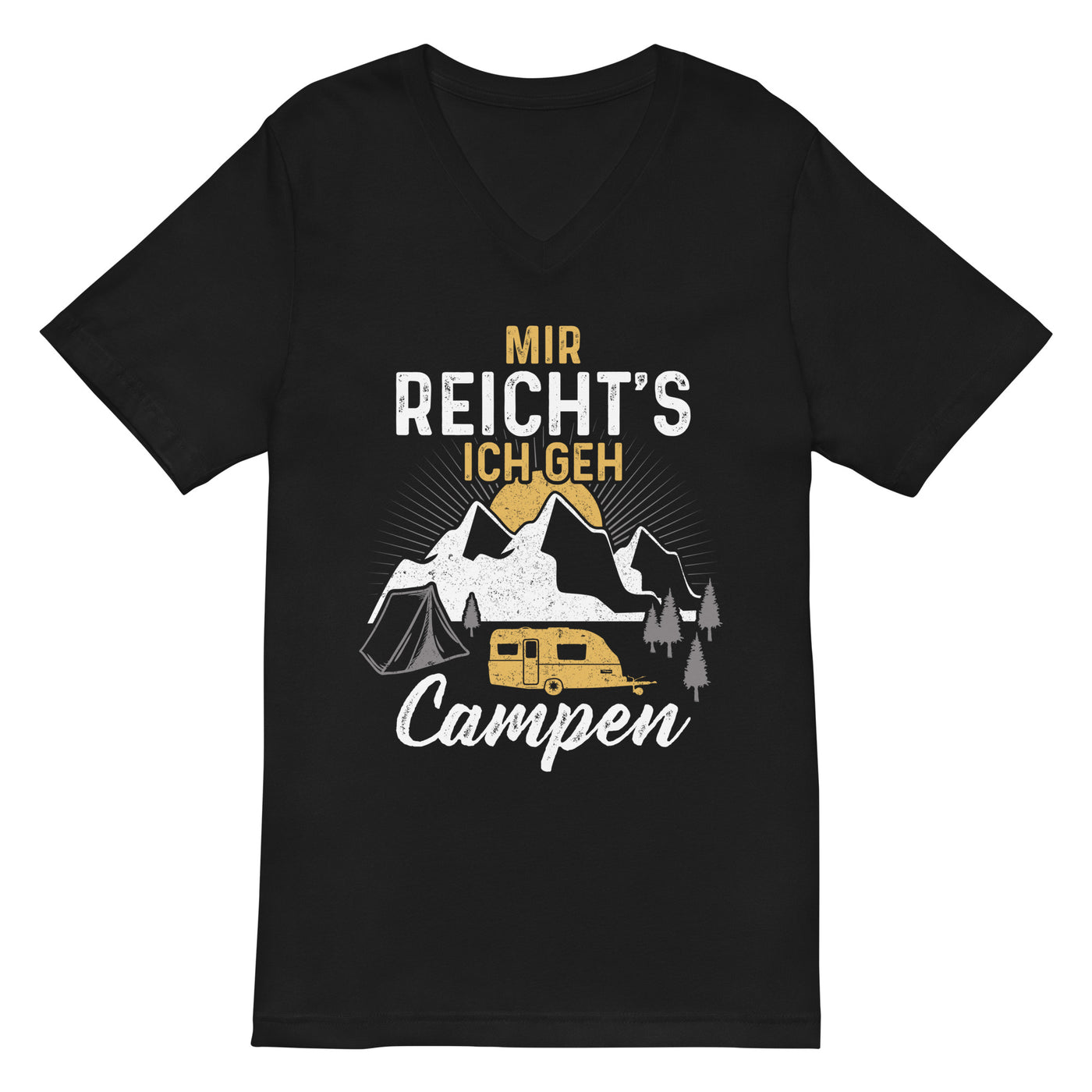 Mir reichts ich geh Campen - Herren V-Neck Shirt camping xxx yyy zzz 2XL