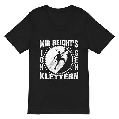 Mir reichts ich geh klettern - Herren V-Neck Shirt klettern xxx yyy zzz 2XL