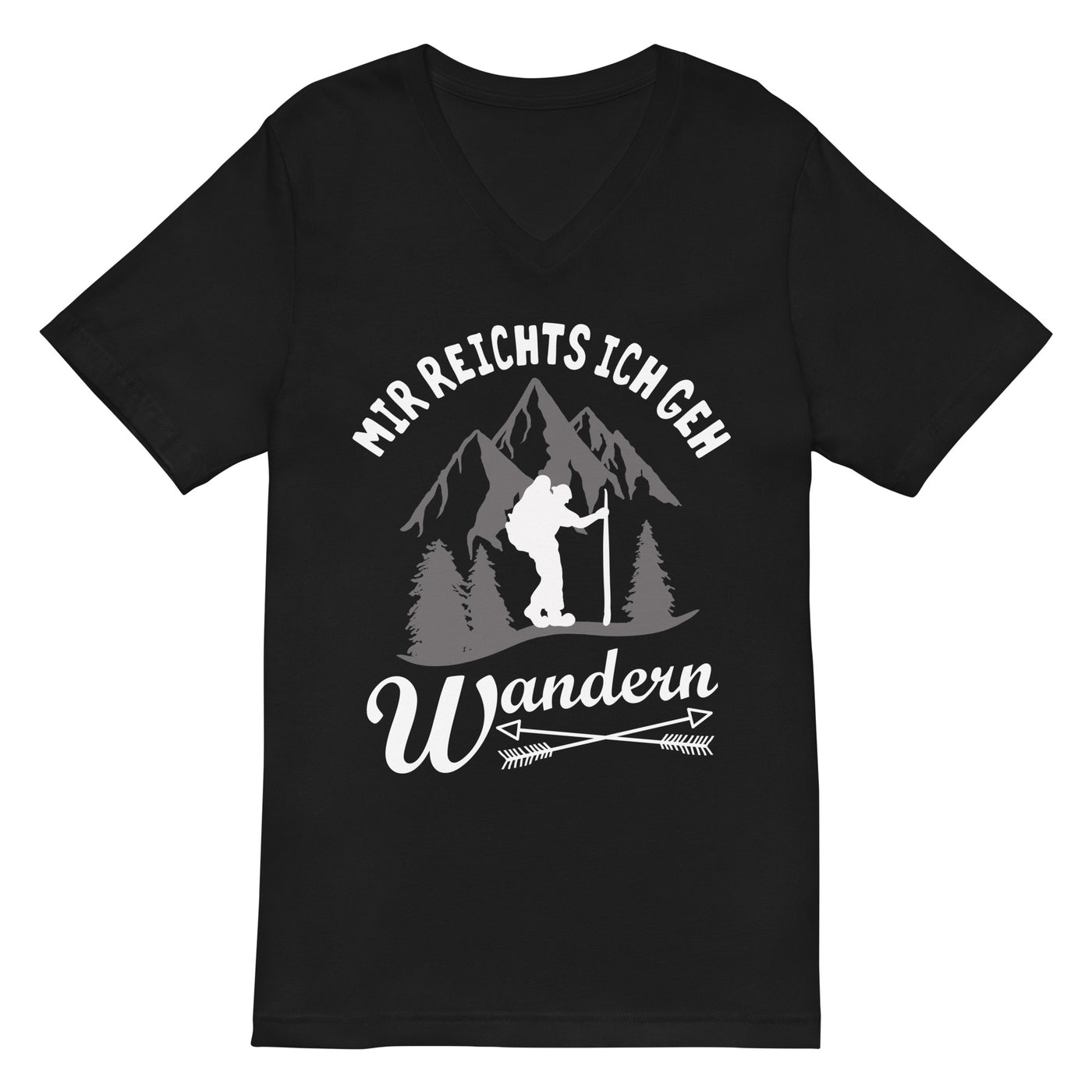 Mir reichts ich geh wandern - Herren V-Neck Shirt wandern xxx yyy zzz 2XL