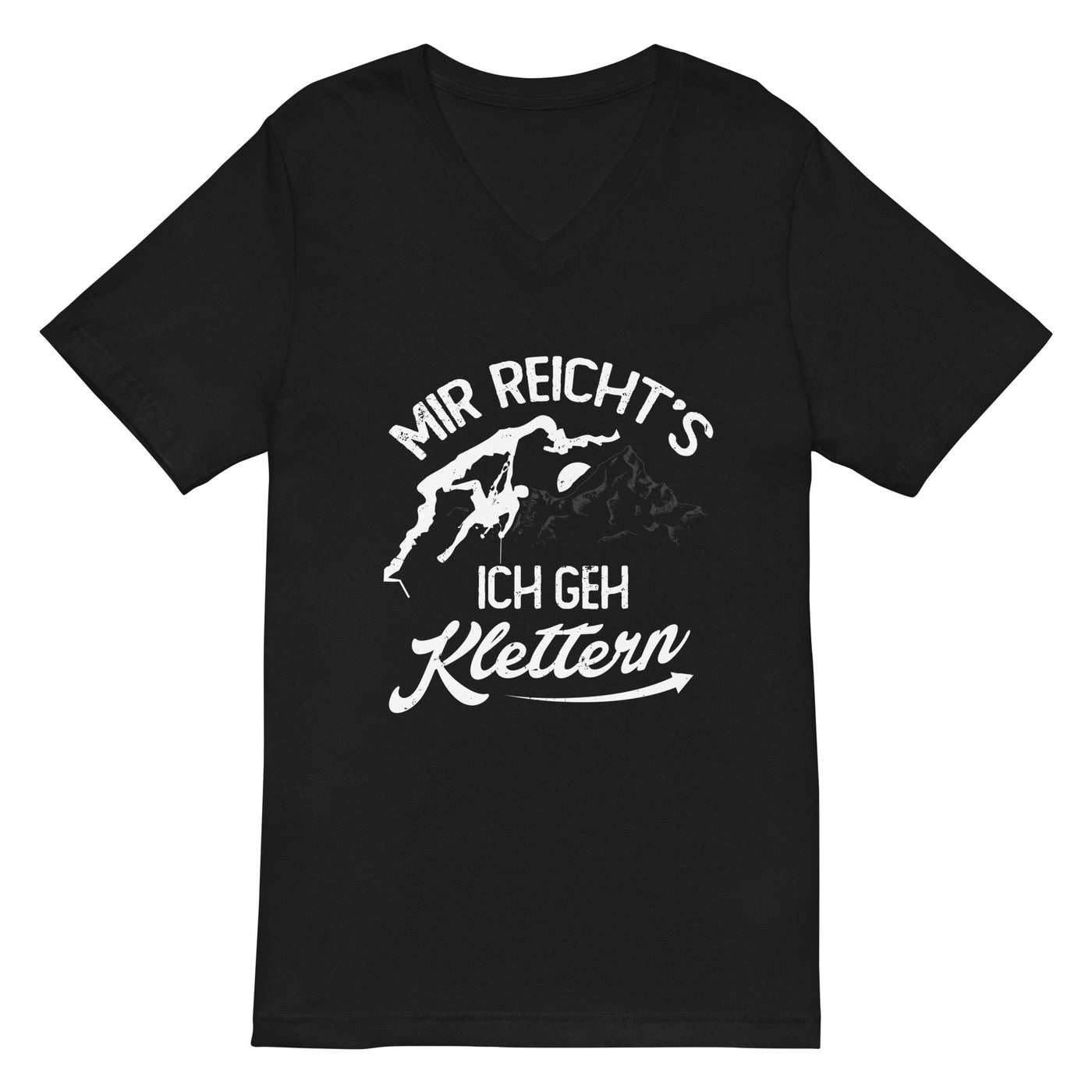 Mir reichts, ich geh Klettern - Herren V-Neck Shirt klettern xxx yyy zzz 2XL