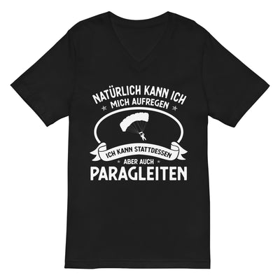 Naturlich Kann Ich Mich Aufregen Ich Kann Stattdessen Aber Auch Paragleiten - Herren V-Neck Shirt berge xxx yyy zzz 2XL