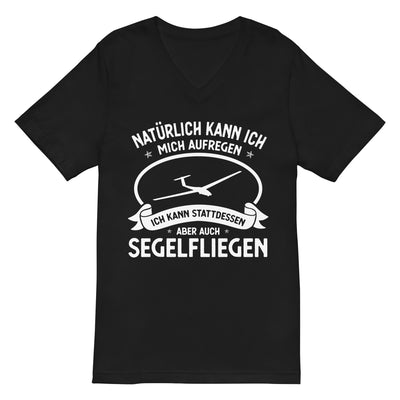 Naturlich Kann Ich Mich Aufregen Ich Kann Stattdessen Aber Auch Segelfliegen - Herren V-Neck Shirt berge xxx yyy zzz 2XL