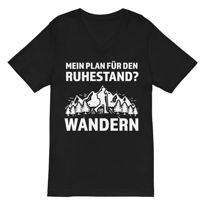 Plan für den Ruhestand - Wandern - Herren V-Neck Shirt wandern xxx yyy zzz 2XL