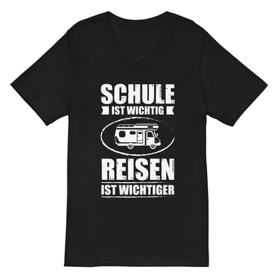 Schule Ist Wichtig Reisen Ist Wichtiger - Herren V-Neck Shirt camping xxx yyy zzz 2XL