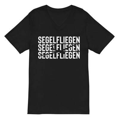 Segelfliegen - Herren V-Neck Shirt berge xxx yyy zzz 2XL