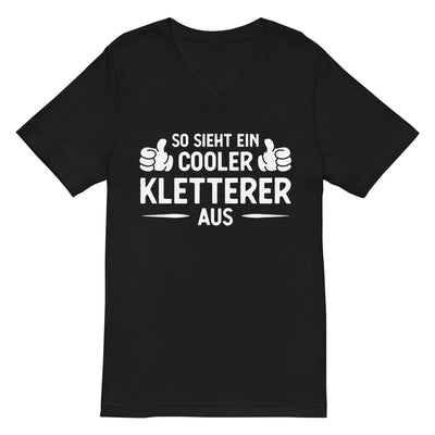 So Sieht Ein Cooler Kletterer Aus - Herren V-Neck Shirt klettern xxx yyy zzz 2XL