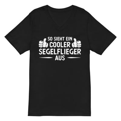 So Sieht Ein Cooler Segelflieger Aus - Herren V-Neck Shirt berge xxx yyy zzz 2XL