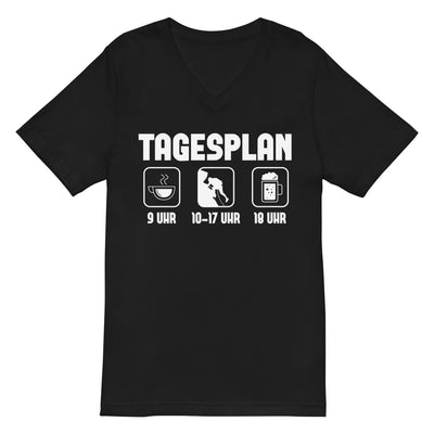 Tagesplan - Herren V-Neck Shirt klettern xxx yyy zzz 2XL