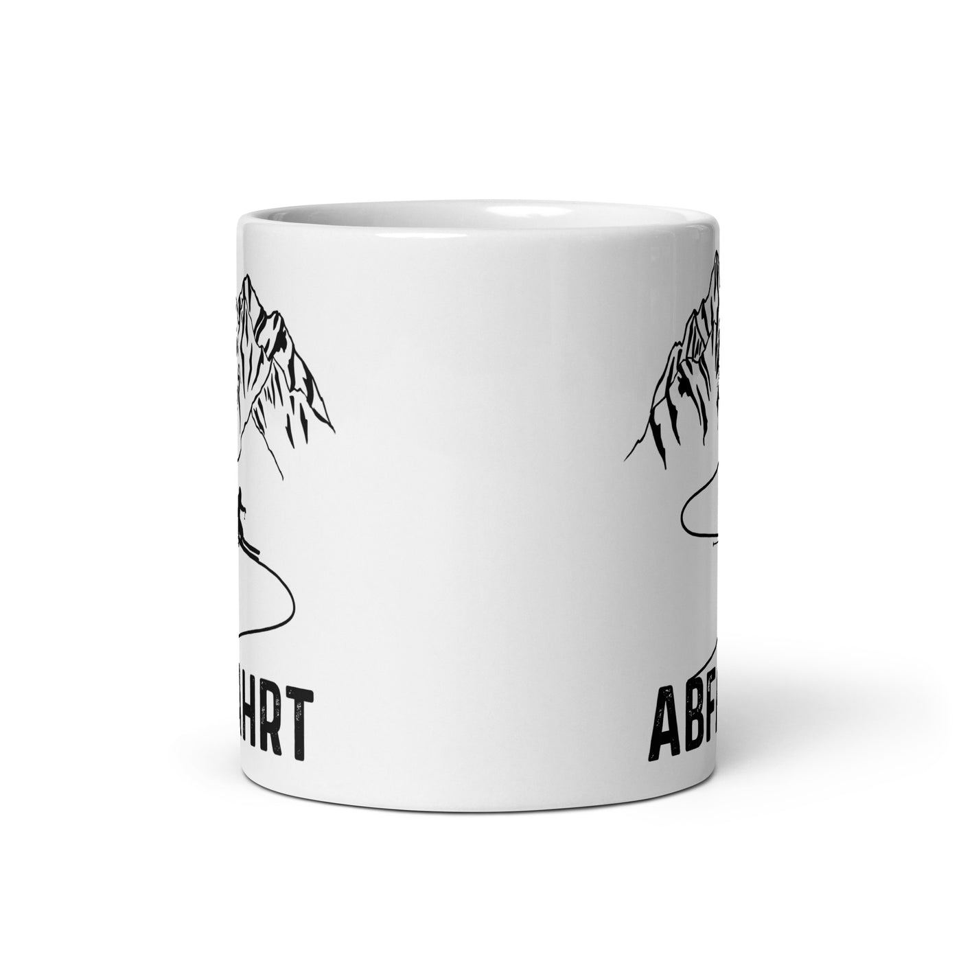 Abfahrt. - Tasse ski