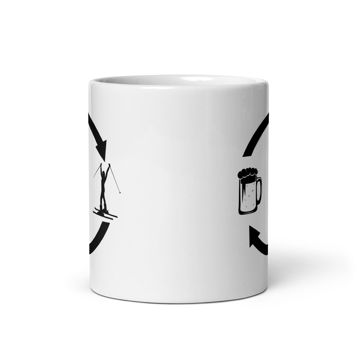 Beer Loading Arrows And Skiing 1 - Tasse ski