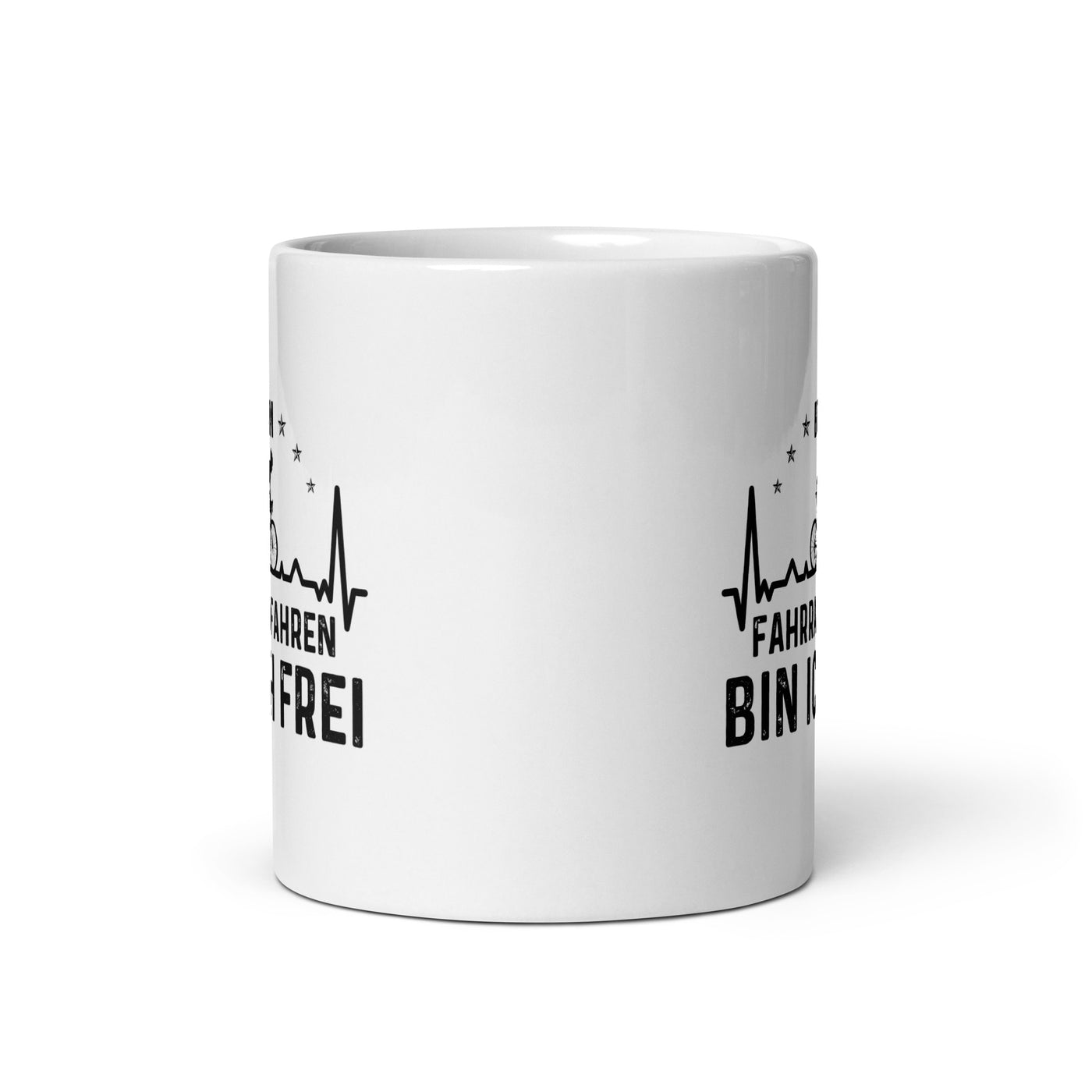 Beim Fahrradfahren Bin Ich Frel 3 - Tasse fahrrad