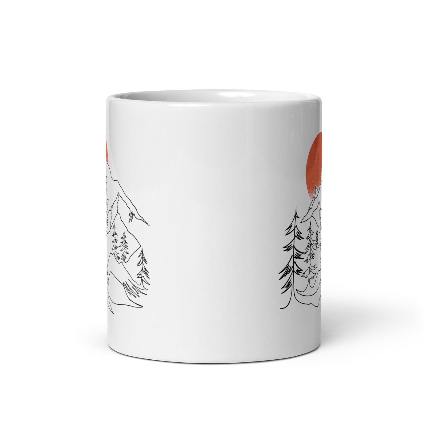 Berglandschaft - Tasse berge