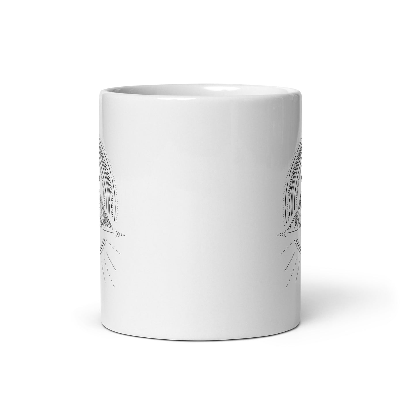 Bergreise Geometrisch - Tasse berge camping