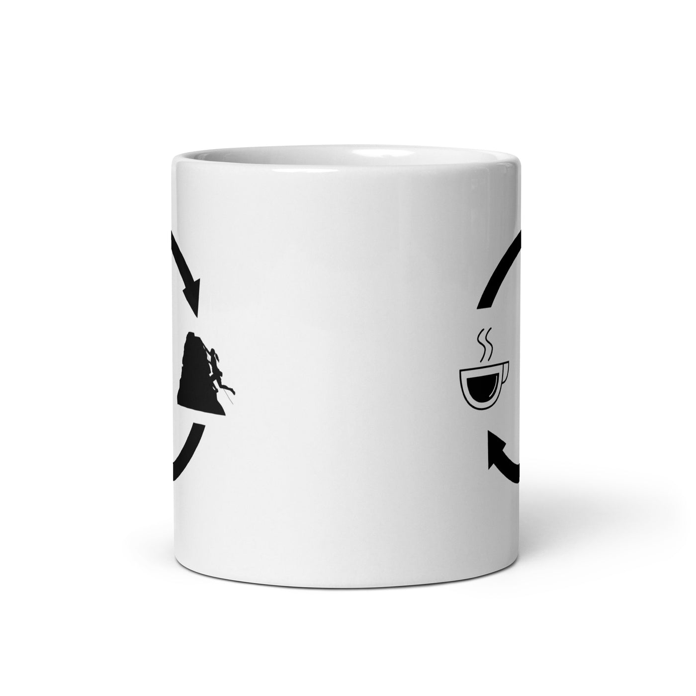 Coffee Loading Arrows And Climbing 1 - Tasse klettern